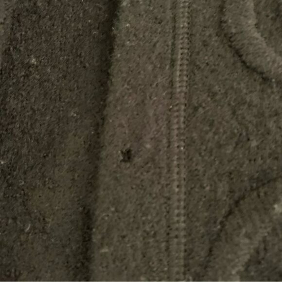 Carraigdonn women's size XL Wool Open sweater top with celtic woven design black - Picture 3 of 8